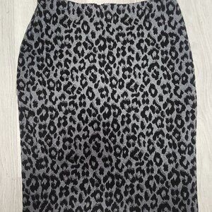 Charter Club ~ Sz 6 ~ Animal Print, Metallic Skirt ~ Excellent Condition